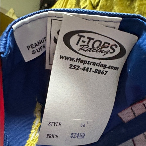 NASCAR Chase Authentics Snoopy Cap - Blue, Red, and Yellow - Picture 4 of 4